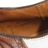ALDEN オールデン アナトミカ ANATOMICA M3301F SADDLE OXFORD サドル オックスフォード シューズ 白×茶系 8.5【中古】
