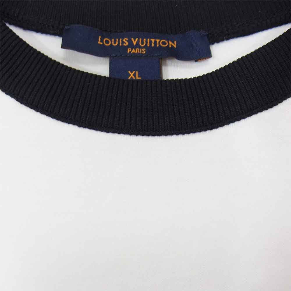 LOUIS VUITTON ルイ・ヴィトン LV ミッドナイト Tシャツ ホワイト系 XL【美品】【中古】