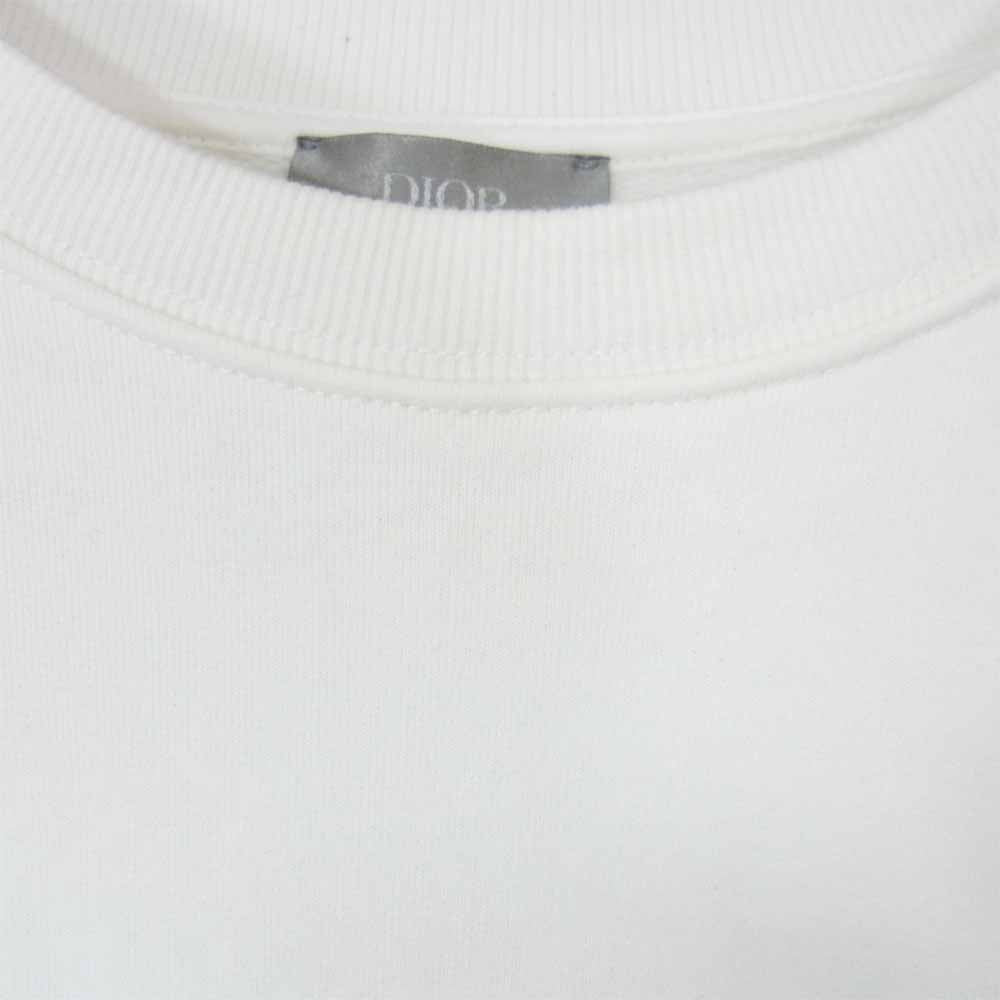 DIOR HOMME ディオールオム 19SS × KAWS スウェット ホワイト系 L【美品】【中古】