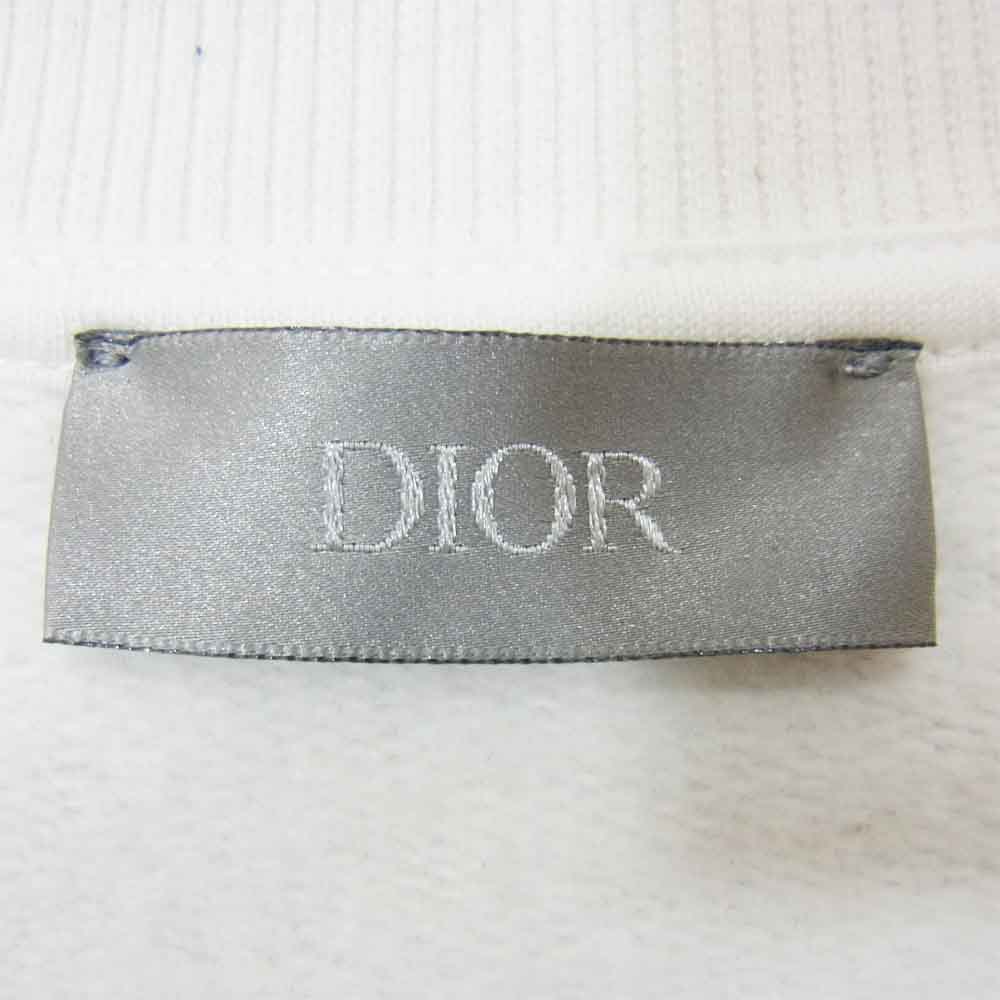 DIOR HOMME ディオールオム 19SS × KAWS スウェット ホワイト系 L【美品】【中古】