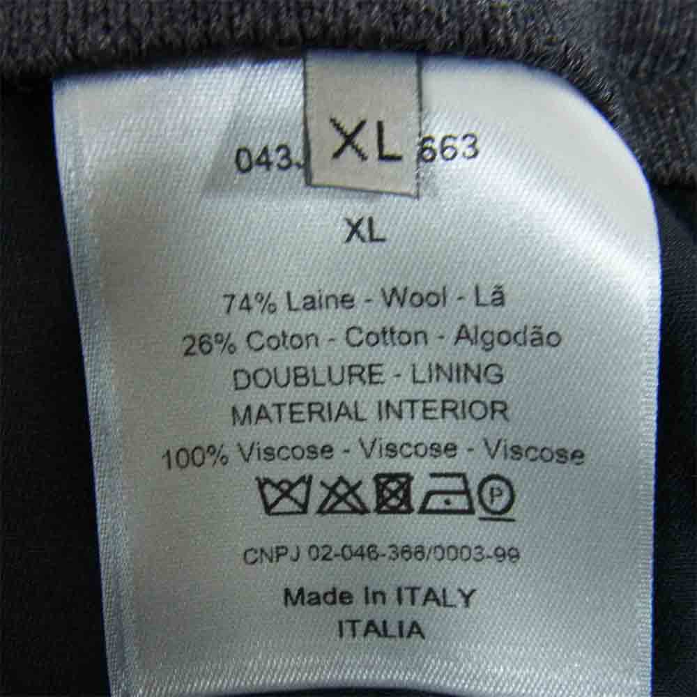 DIOR HOMME ディオールオム 20AW × JUDY BLAME ジュディ ブレイム トラック パンツ グレー系 XL【美品】【中古】