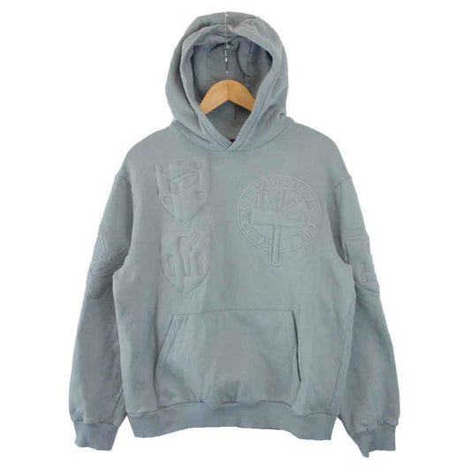 LOUIS VUITTON ルイ・ヴィトン 1A5PAO 3D パラッド エンブロイダリー フーディ ライトブルー系【中古】