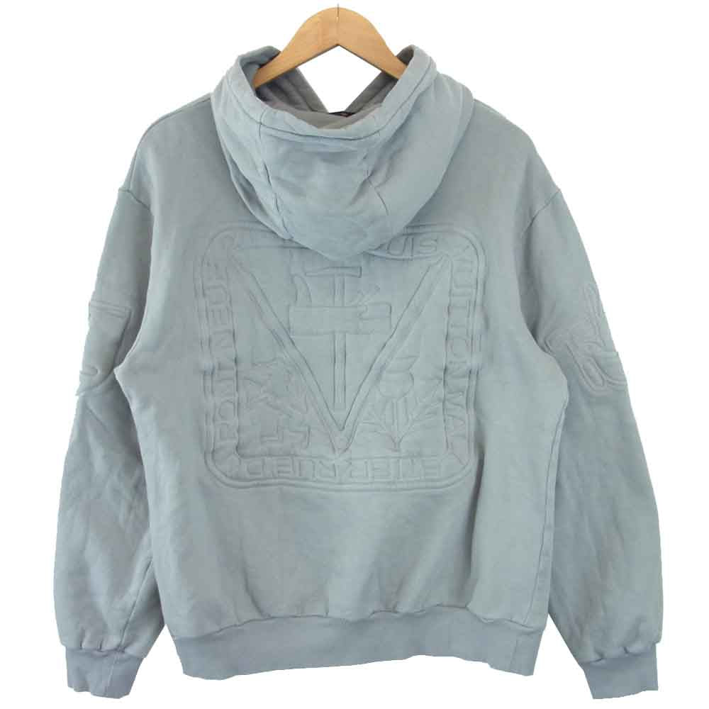 LOUIS VUITTON ルイ・ヴィトン 1A5PAO 3D パラッド エンブロイダリー フーディ ライトブルー系【中古】