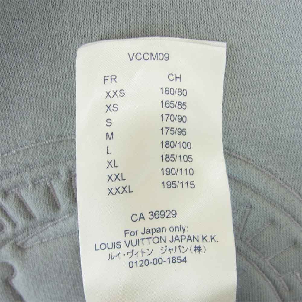 LOUIS VUITTON ルイ・ヴィトン 1A5PAO 3D パラッド エンブロイダリー フーディ ライトブルー系【中古】