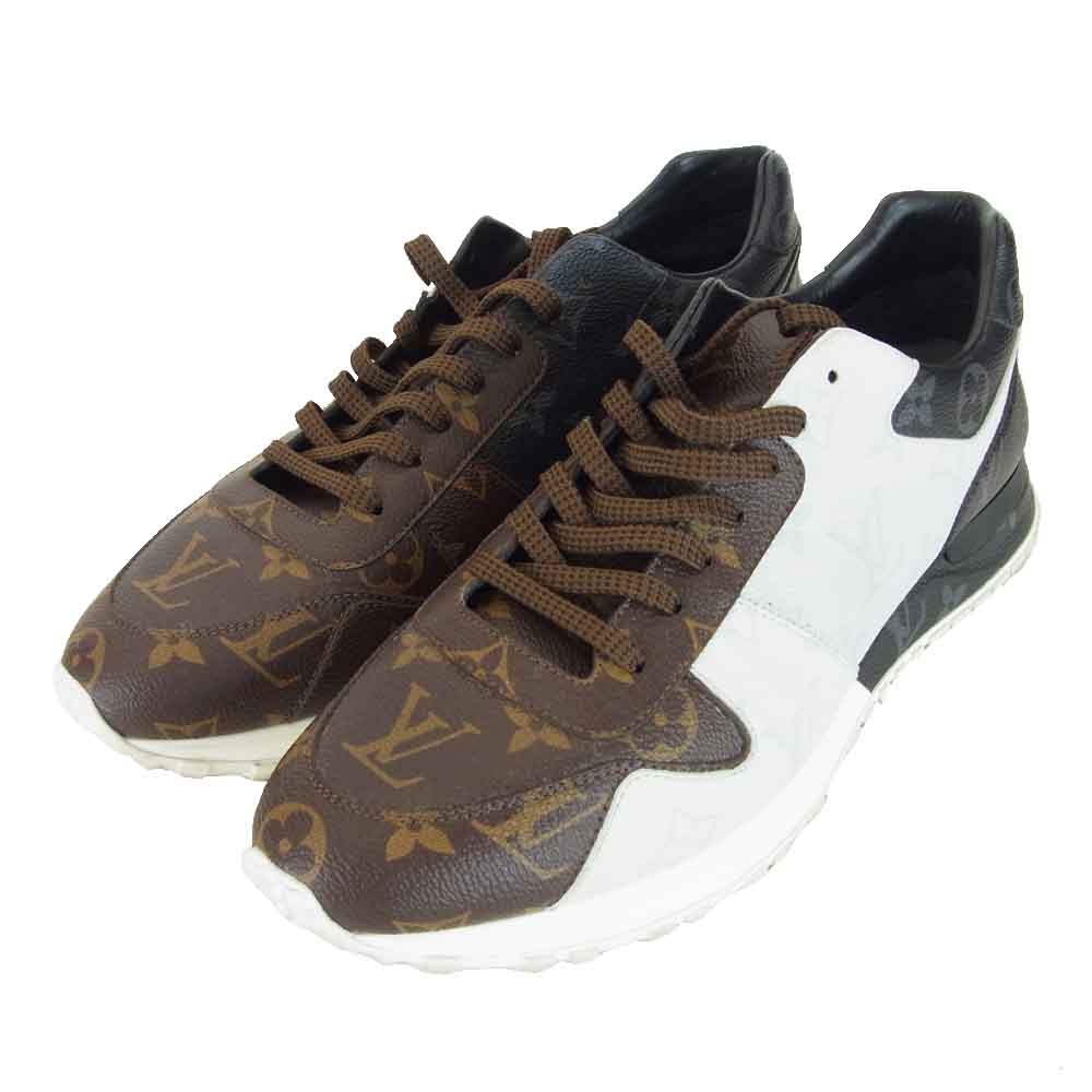 LOUIS VUITTON ルイ・ヴィトン 1A3N7V ランアウェイ ライン モノグラム ブラウン系 ホワイト系 ブラック系 US8【中古】