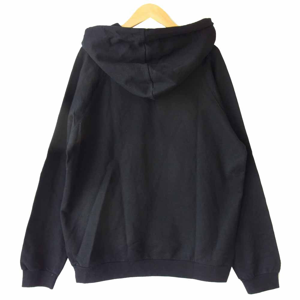 CELINE セリーヌ 2Y182450I メンズ プルオーバー ロゴ パーカー ブラック系 オフホワイト系 L【美品】【中古】