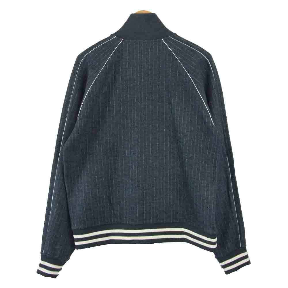 DIOR HOMME ディオールオム 20AW × JUDY BLAME ジュディ ブレイム トラック ジャケット グレー系 ホワイト系 XL【美品】【中古】