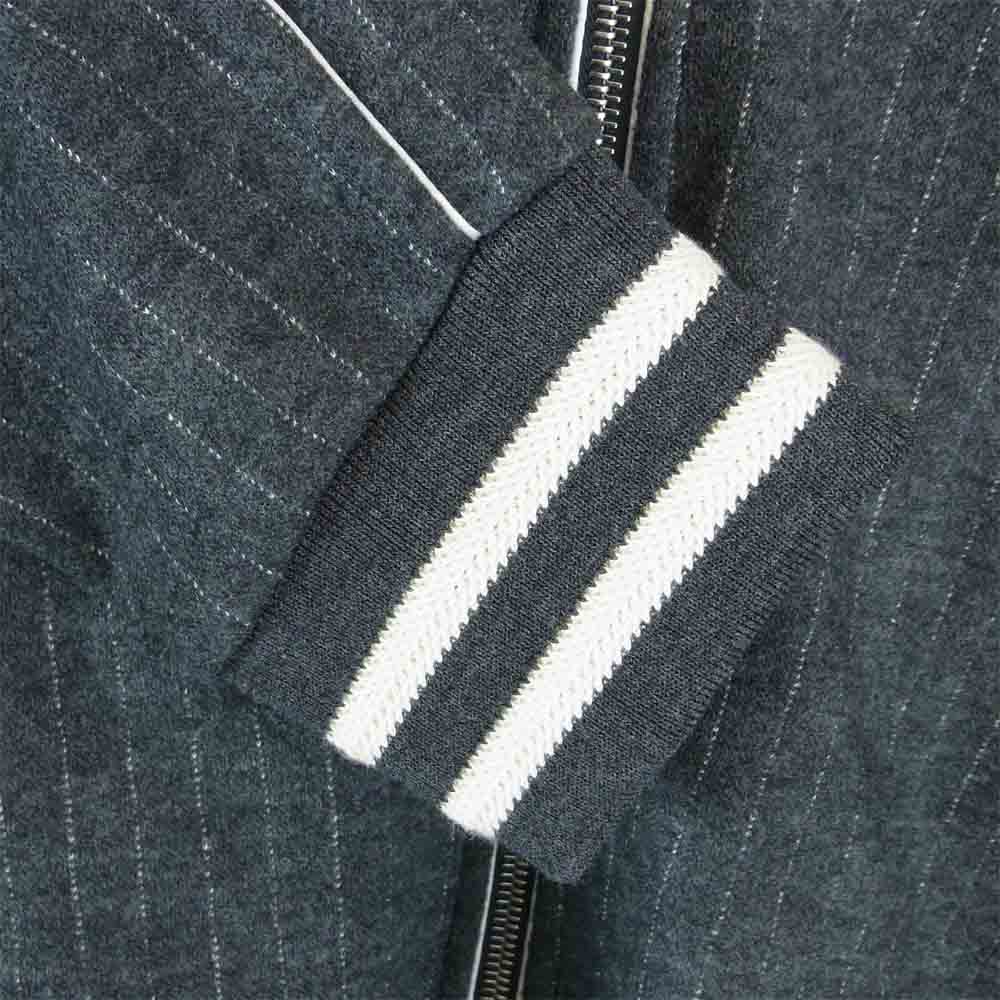 DIOR HOMME ディオールオム 20AW × JUDY BLAME ジュディ ブレイム トラック ジャケット グレー系 ホワイト系 XL【美品】【中古】