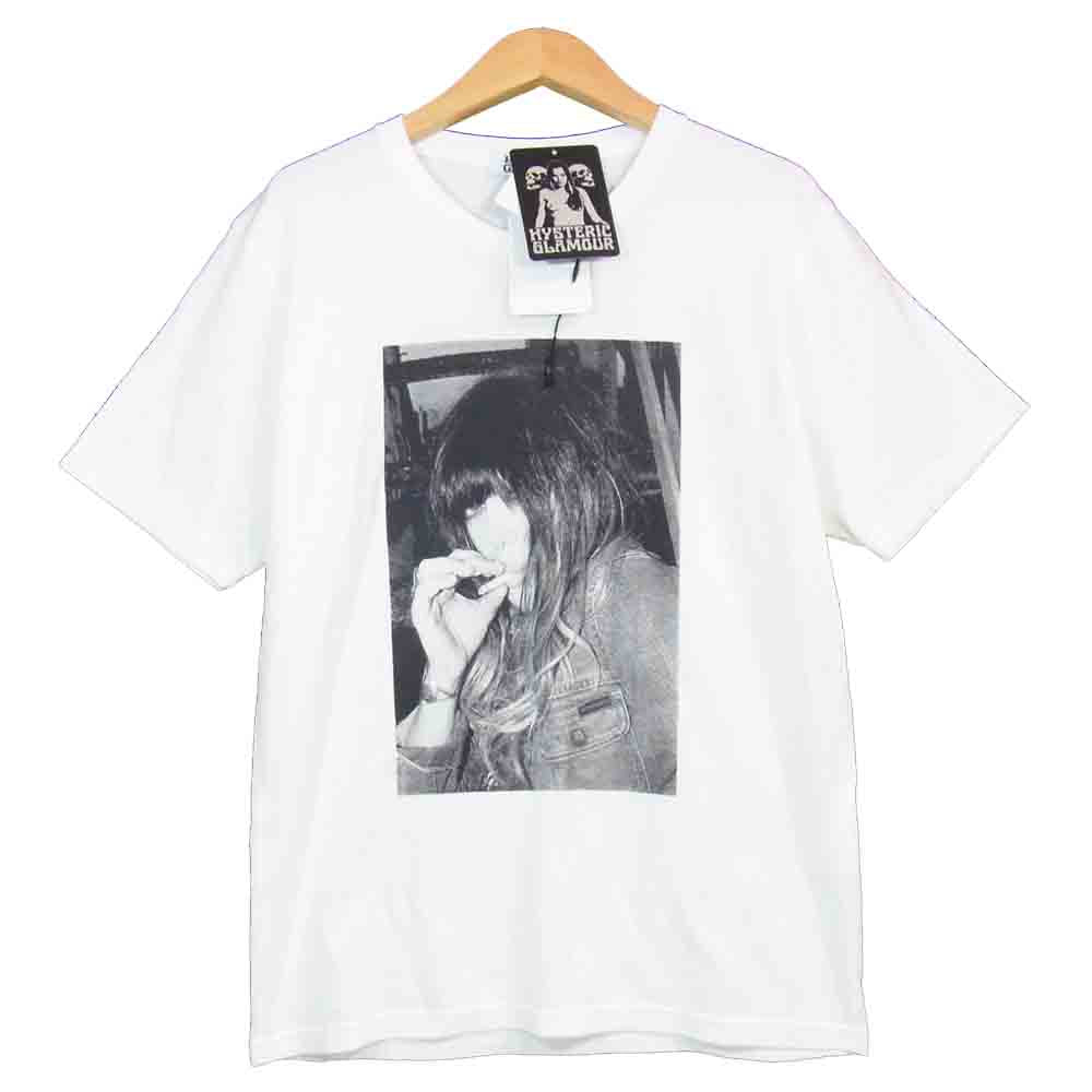 HYSTERIC GLAMOUR ヒステリックグラマー 0222CT32 DETROIT NEW YORK WATARU Tシャツ ホワイト系 M【新古品】【未使用】【中古】