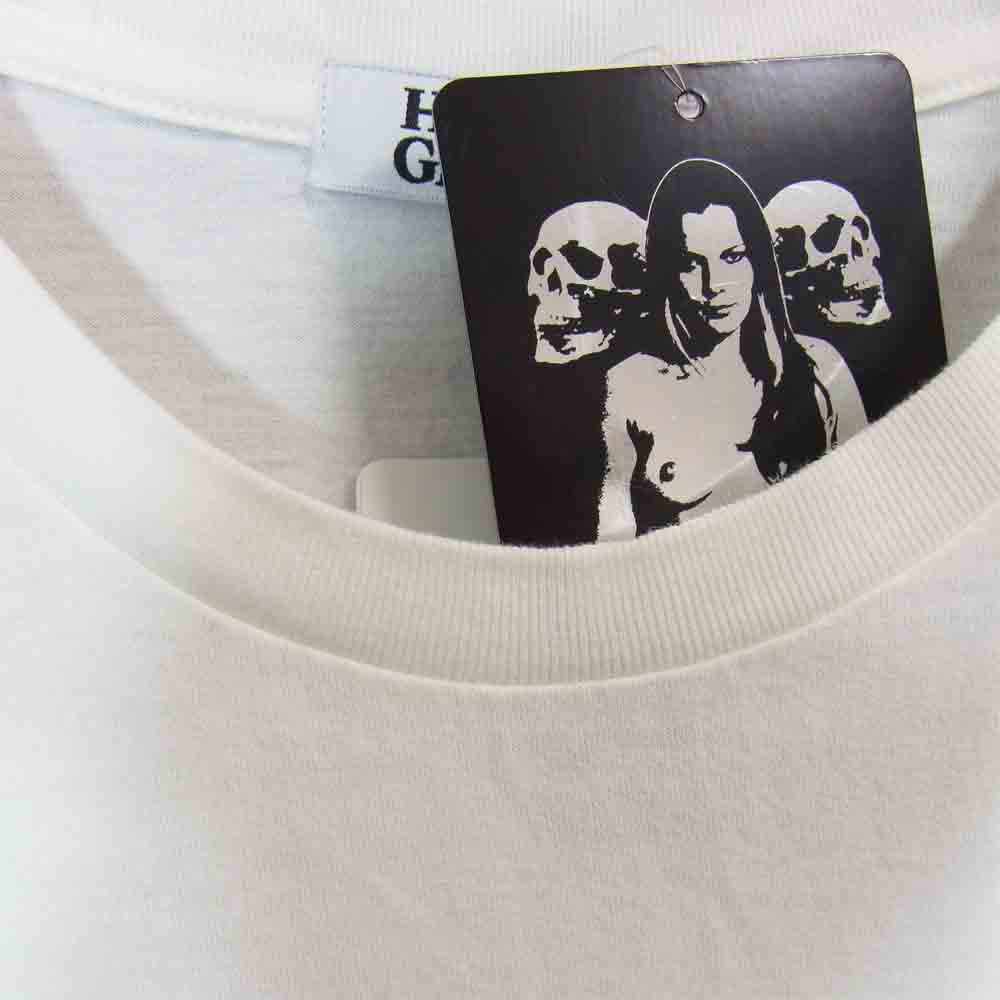 HYSTERIC GLAMOUR ヒステリックグラマー 0222CT32 DETROIT NEW YORK WATARU Tシャツ ホワイト系 M【新古品】【未使用】【中古】