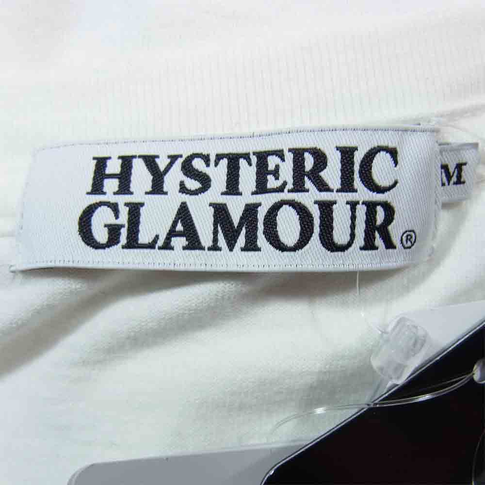 HYSTERIC GLAMOUR ヒステリックグラマー 0222CT32 DETROIT NEW YORK WATARU Tシャツ ホワイト系 M【新古品】【未使用】【中古】