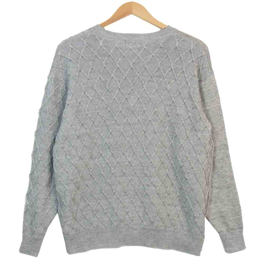 HYSTERIC GLAMOUR ヒステリックグラマー 20SS 02201NS01 GUITAR GIRL プルオーバー ニット  グレー系 S【新古品】【未使用】【中古】