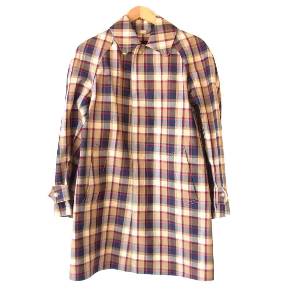 Mackintosh マッキントッシュ FOX BROTHERS ファインクロス ゴム引き コート マルチカラー系 38【美品】【中古】
