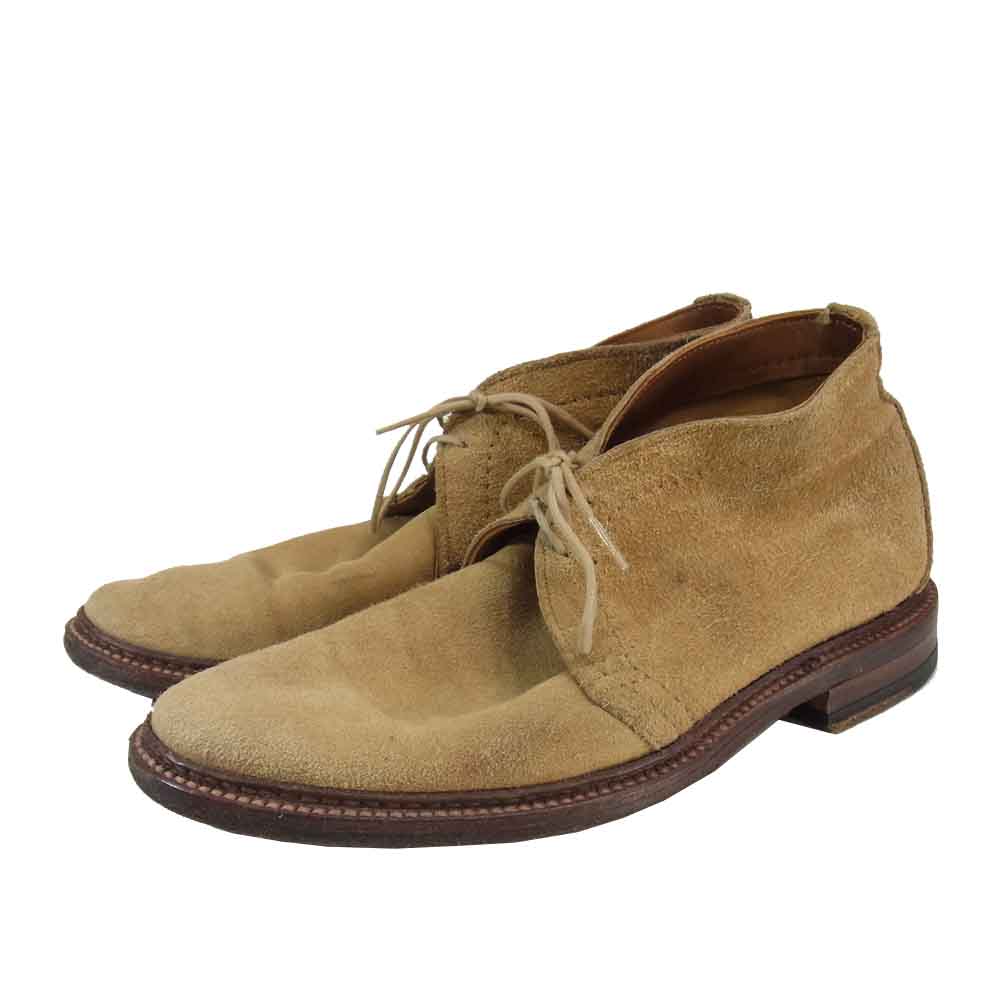 ALDEN オールデン 1494 UNLINED CHUKKA BOOT アンラインド チャッカ ブーツ ベージュ系 ライトブラウン系 6【中古】
