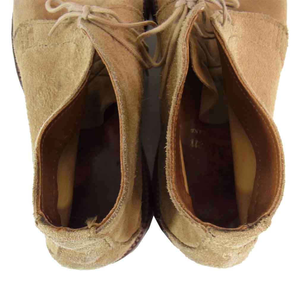 ALDEN オールデン 1494 UNLINED CHUKKA BOOT アンラインド チャッカ ブーツ ベージュ系 ライトブラウン系 6【中古】