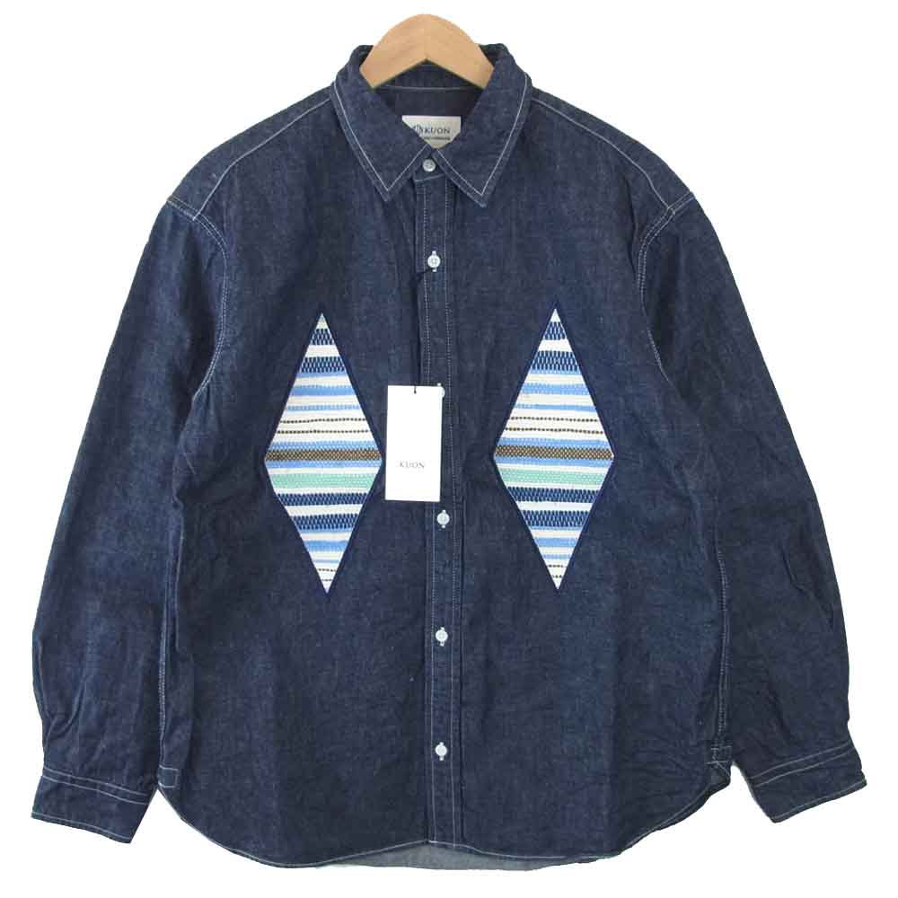 クオン 2001-SH03 デニム シャツ 10oz DENIM SH【新古品】【未使用】【中古】