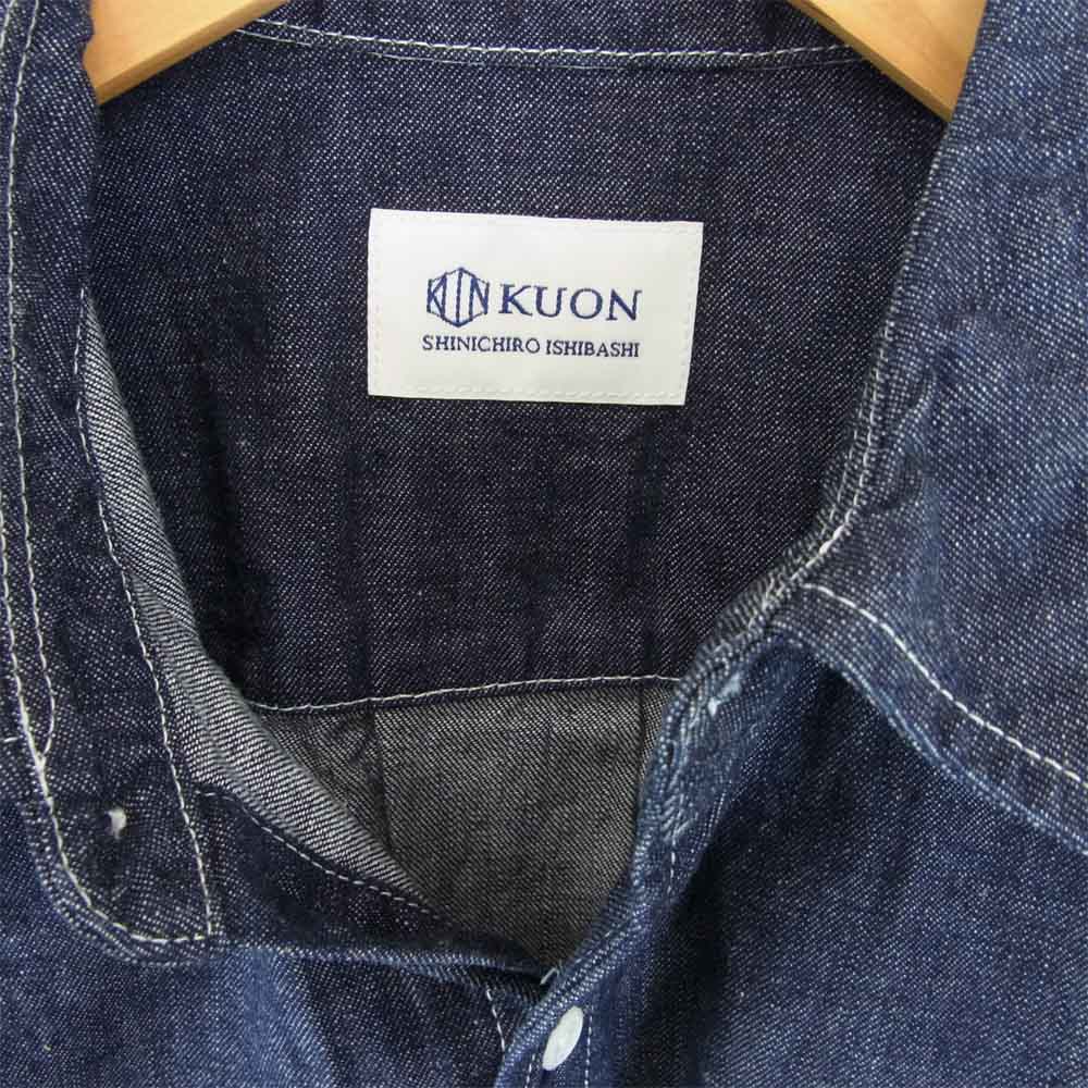 クオン 2001-SH03 デニム シャツ 10oz DENIM SH【新古品】【未使用】【中古】