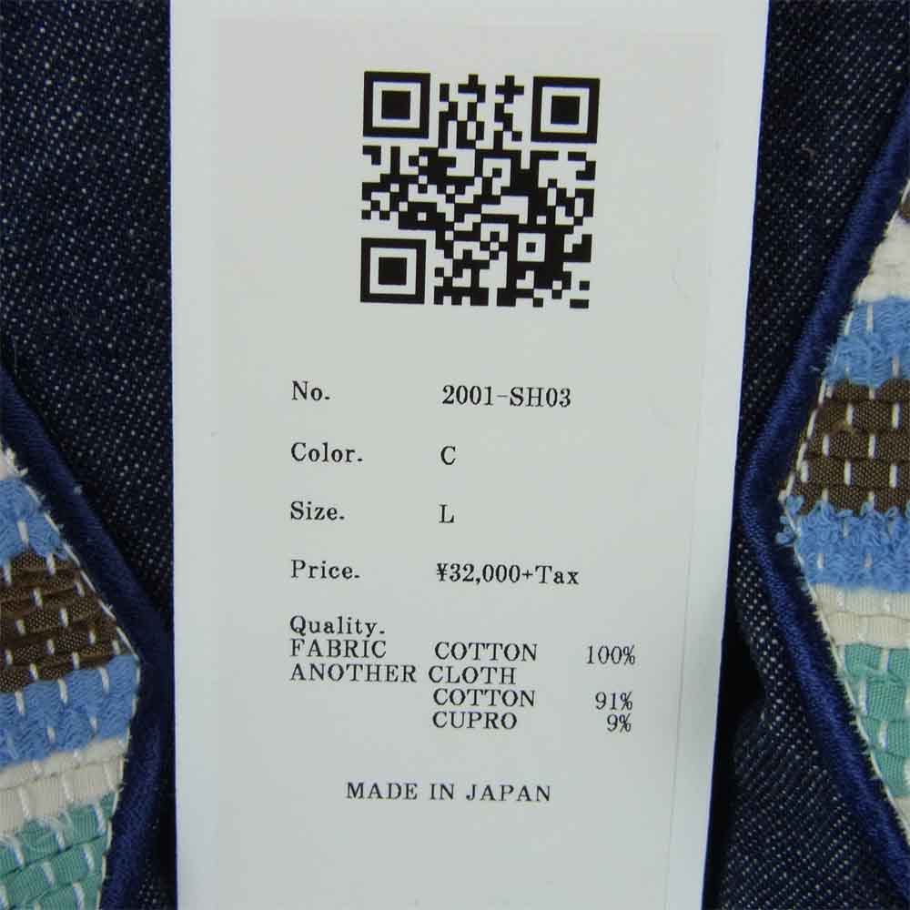 クオン 2001-SH03 デニム シャツ 10oz DENIM SH【新古品】【未使用】【中古】