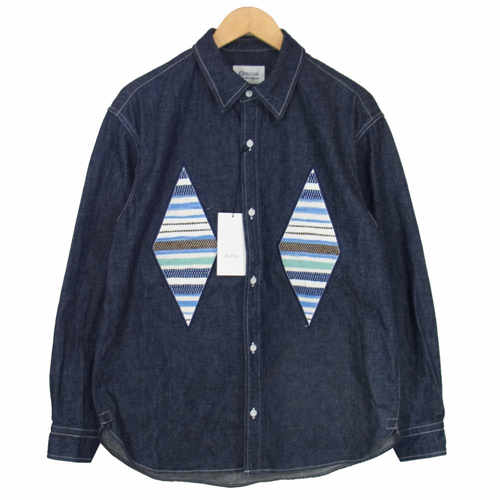 クオン 2001-SH03 デニム シャツ 10oz DENIM SH【新古品】【未使用】【中古】