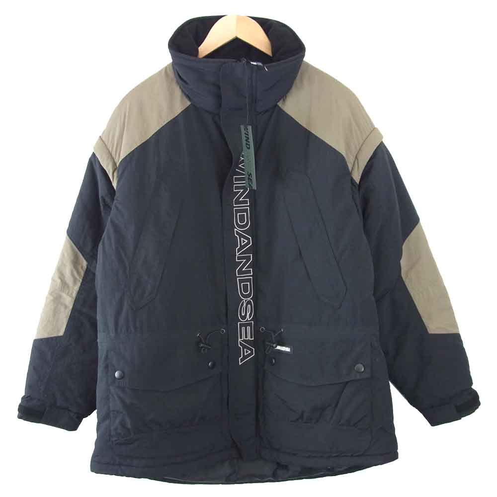 ウィンダンシー 19AW WDS-19A-JK-04 WDS DETACHABLE BLOUSON ブラック系 カーキ系 L【新古品】【未使用】【中古】