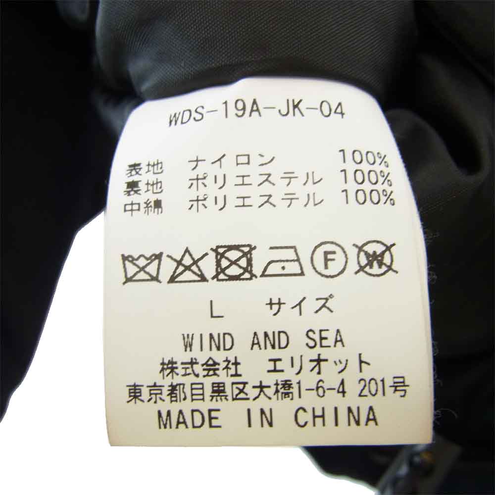ウィンダンシー 19AW WDS-19A-JK-04 WDS DETACHABLE BLOUSON ブラック系 カーキ系 L【新古品】【未使用】【中古】
