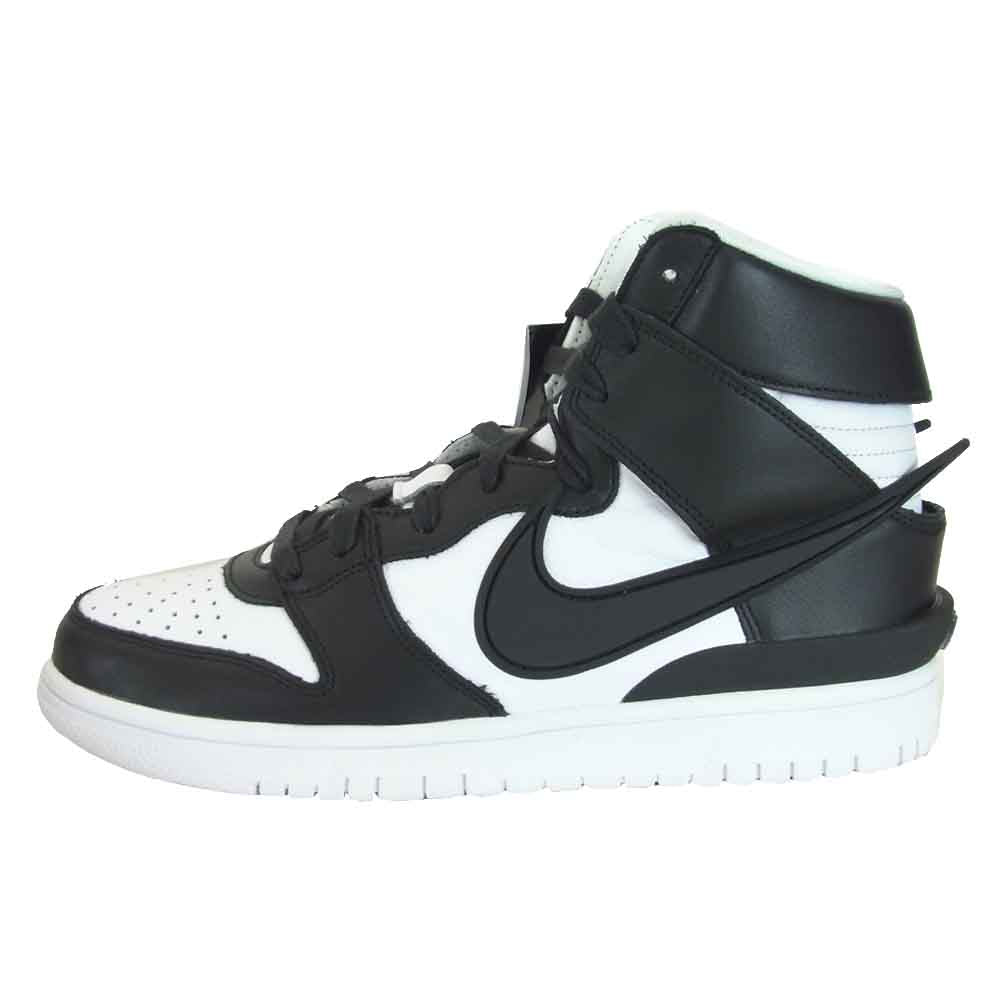 NIKE ナイキ CU7544-001 × アンブッシュ ダンク ハイ Ambush SB Dunk High  ホワイト系 ブラック系 US8.5 26.5cm【新古品】【未使用】【中古】
