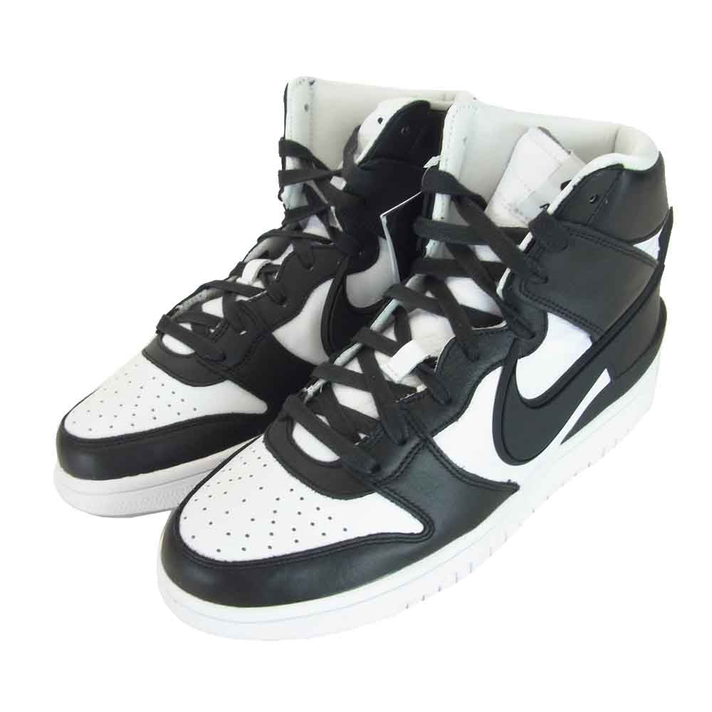 NIKE ナイキ CU7544-001 × アンブッシュ ダンク ハイ Ambush SB Dunk High  ホワイト系 ブラック系 US8.5 26.5cm【新古品】【未使用】【中古】