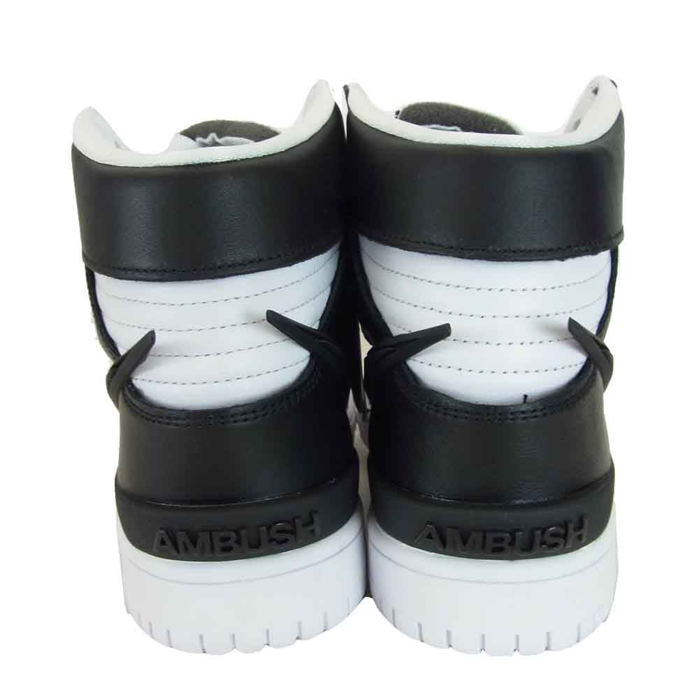 NIKE ナイキ CU7544-001 × アンブッシュ ダンク ハイ Ambush SB Dunk High  ホワイト系 ブラック系 US8.5 26.5cm【新古品】【未使用】【中古】
