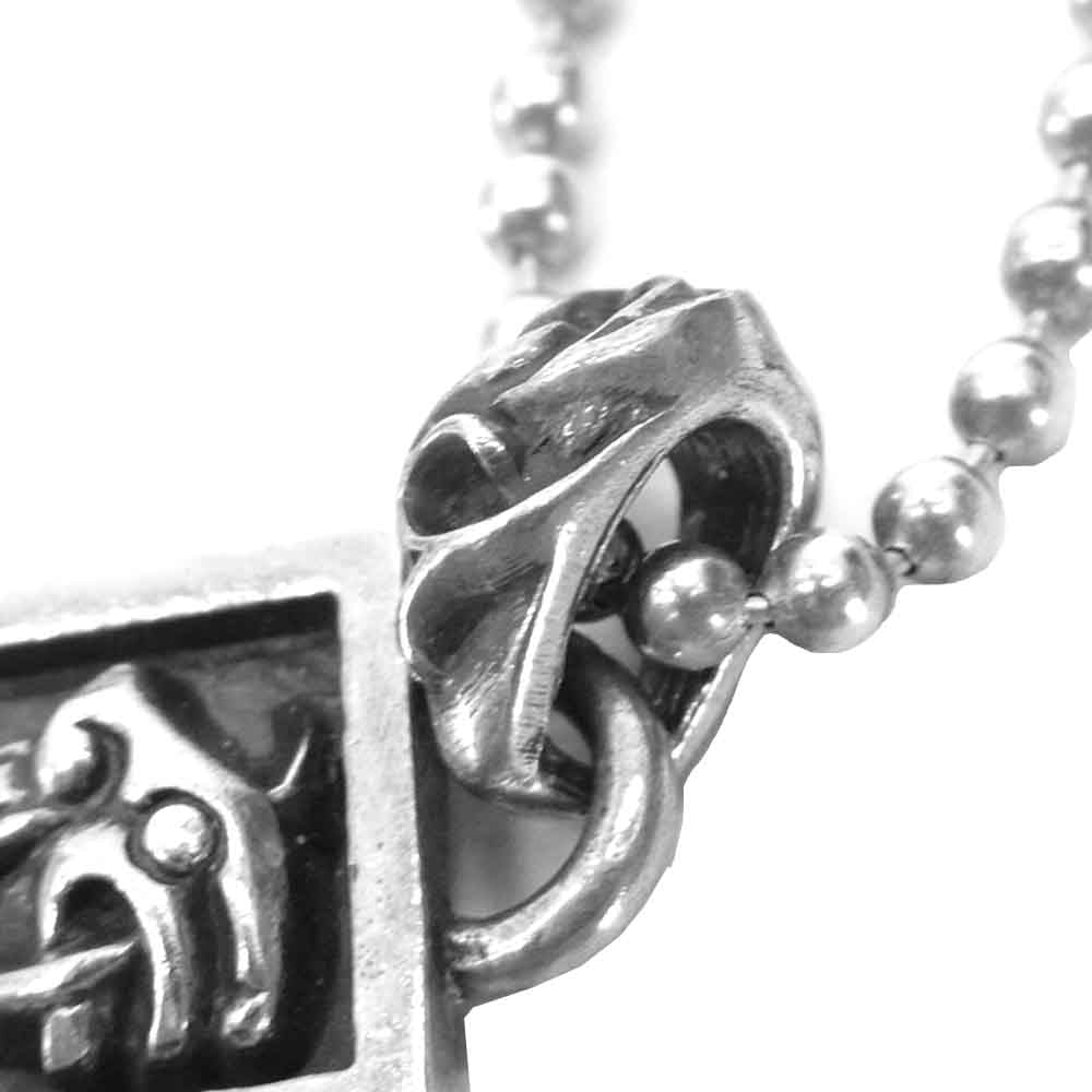 CHROME HEARTS クロムハーツ（原本有） フレームドチャーム ケルティック w/ボールチェーン シルバー系【中古】