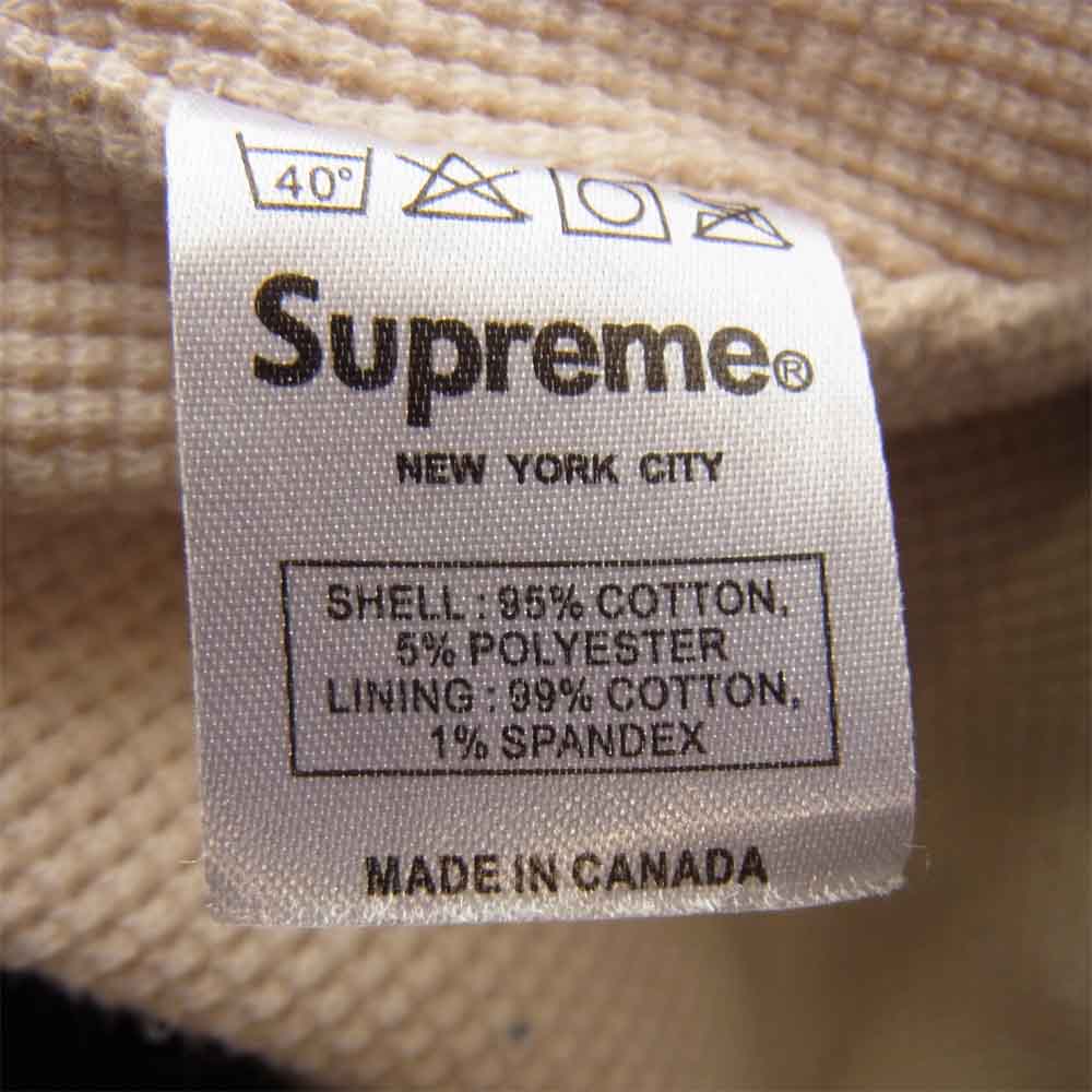Supreme シュプリーム 17AW Arc Logo Thermal Zip Up Sweatshirt アーチロゴ サーマル ロゴ ネイビー系 M【中古】