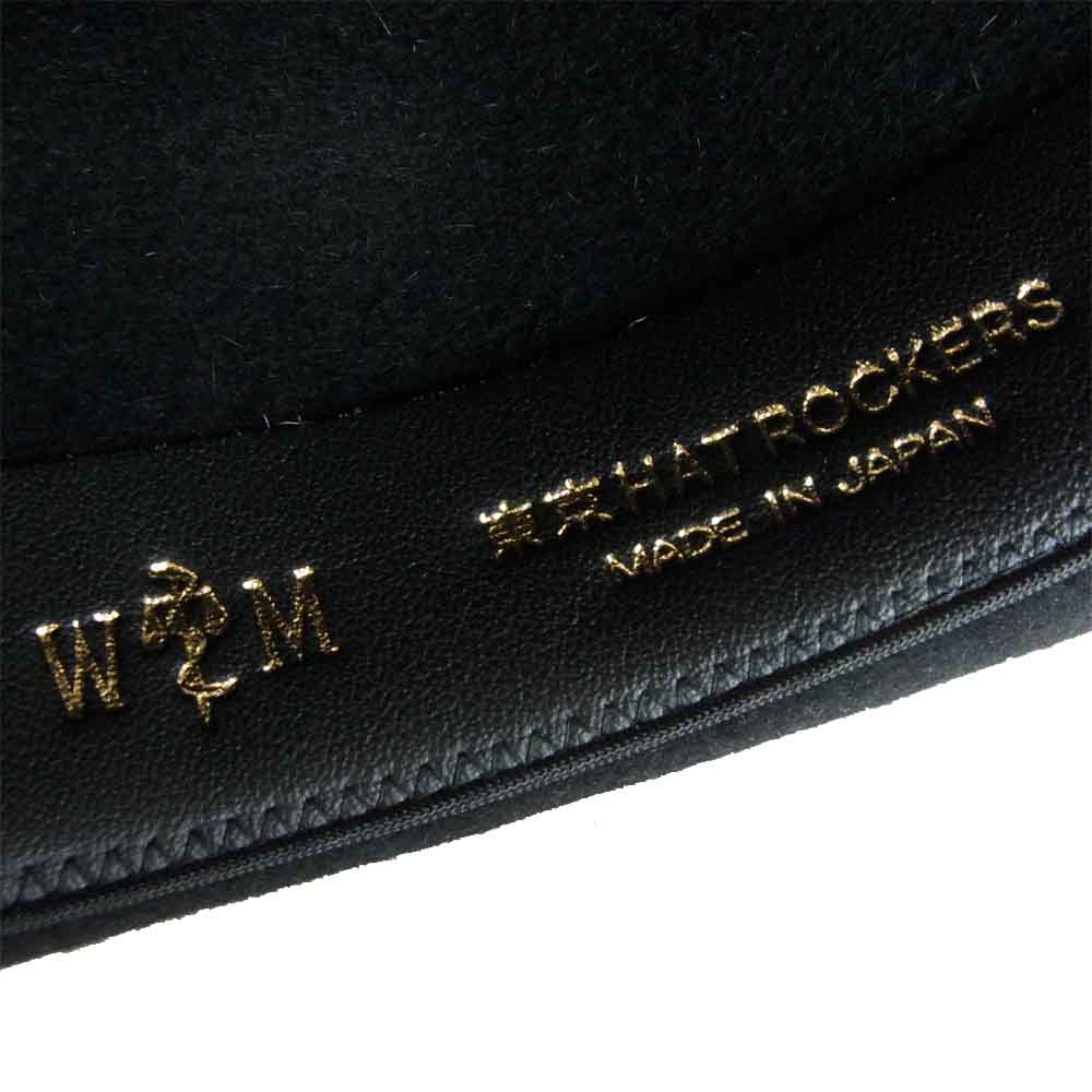WACKO MARIA ワコマリア 東京 HAT ROCKERS ウール ハット ブラック系 M【美品】【中古】