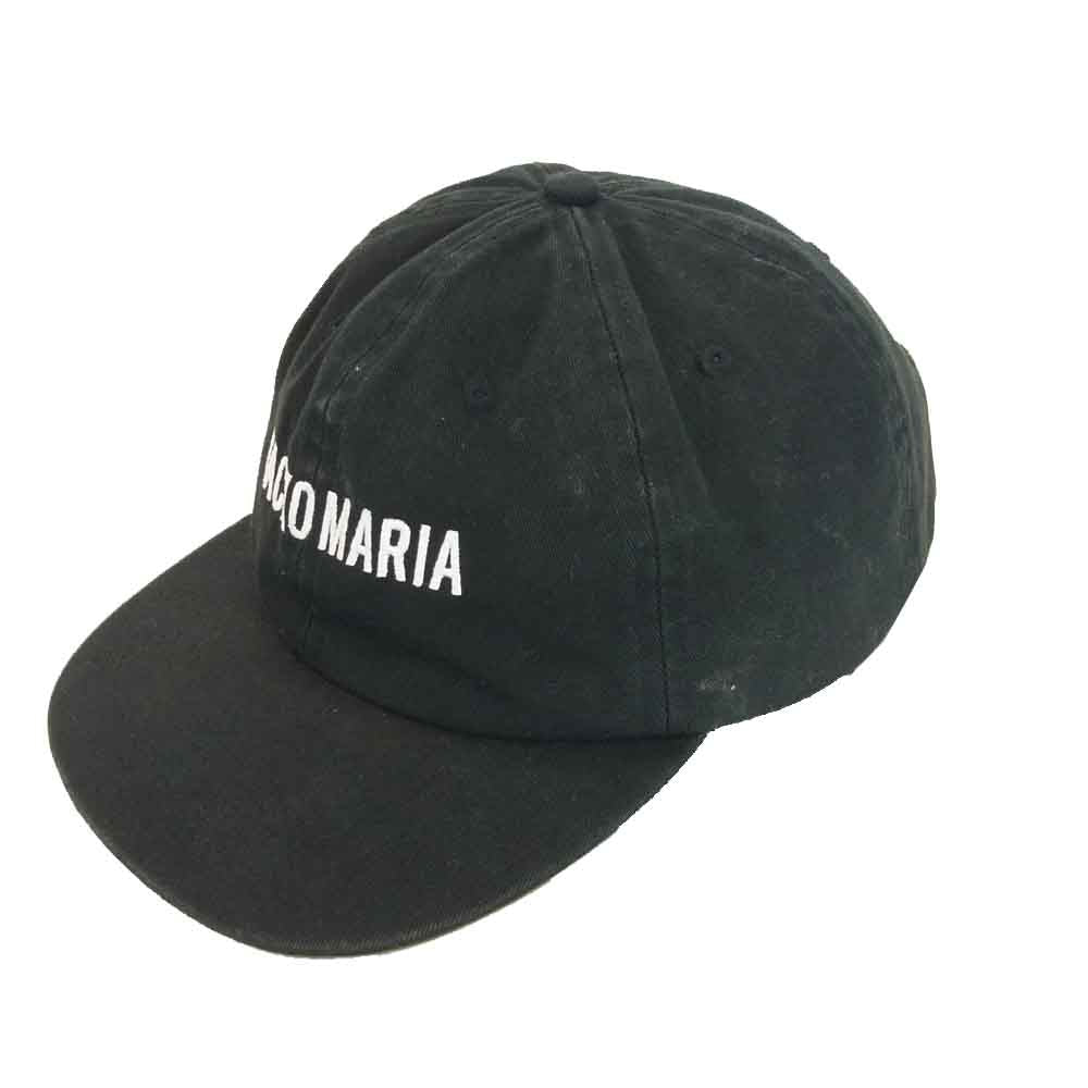 WACKO MARIA ワコマリア 19SS 19SS-WMA-CP01 6 PANEL CAP ロゴ 刺繍 6パネル キャップ ブラック系【中古】