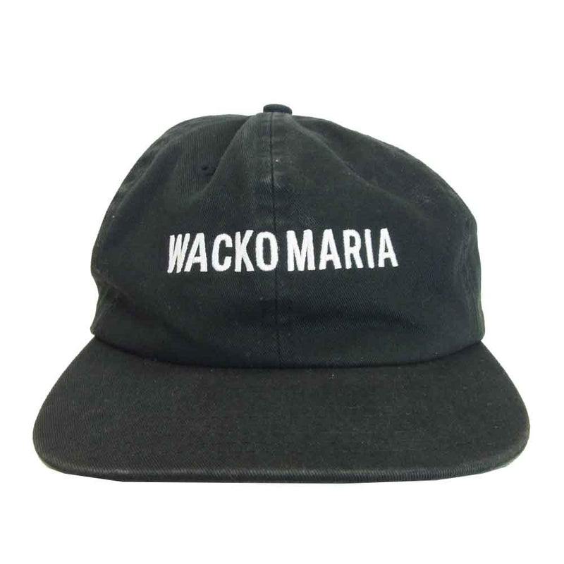 WACKO MARIA ワコマリア 19SS 19SS-WMA-CP01 6 PANEL CAP ロゴ 刺繍 6パネル キャップ ブラック系【中古】