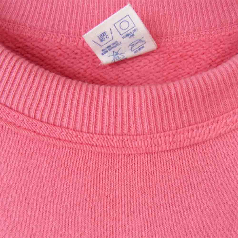 WAREHOUSE ウエアハウス 70s 復刻 SNOOPY スヌーピー プリント スウェット ピンク系 S【中古】
