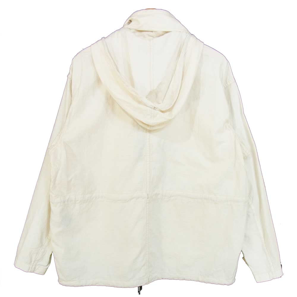 RRL ダブルアールエル 国内正規品 ポップオーバー フィールド ジャケット ハーフ ジップ オフホワイト系 L【新古品】【未使用】【中古】