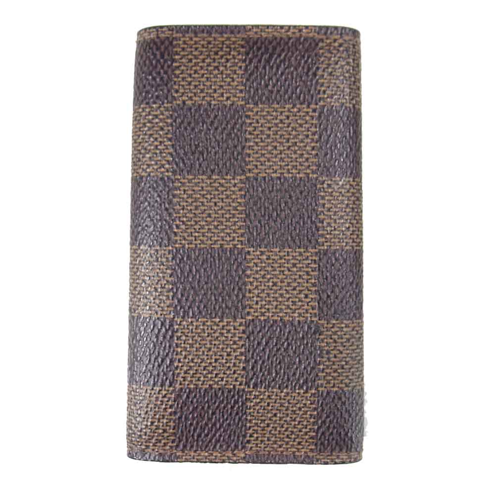 LOUIS VUITTON ルイ・ヴィトン N62631 ダミエ ミュルティクレ 4連 キーケース ブラウン系【中古】