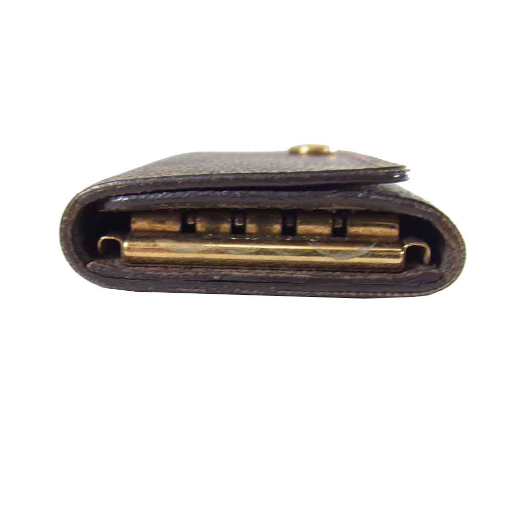 LOUIS VUITTON ルイ・ヴィトン N62631 ダミエ ミュルティクレ 4連 キーケース ブラウン系【中古】