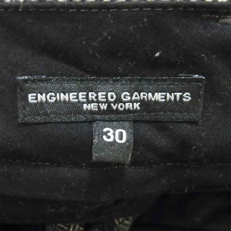 Engineered Garments エンジニアードガーメンツ ウール ヘリンボーン ツイード パンツ チャコール系 30【中古】
