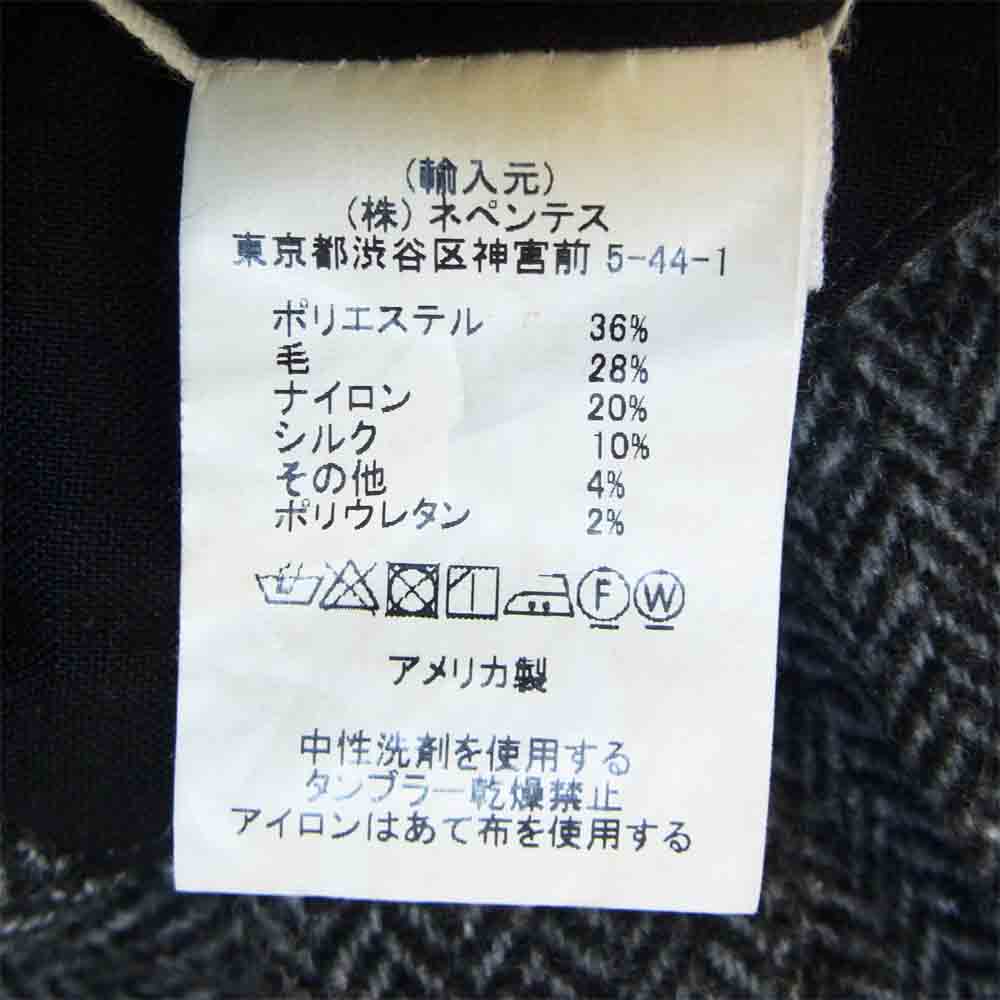 Engineered Garments エンジニアードガーメンツ ウール ヘリンボーン ツイード パンツ チャコール系 30【中古】