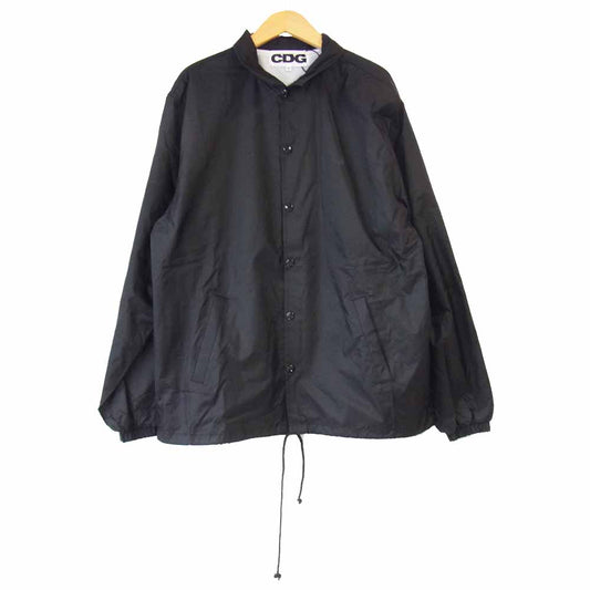COMME des GARCONS コムデギャルソン 20AD SZ-J005 CDG サークルロゴ コーチジャケット ブラック系 M【中古】