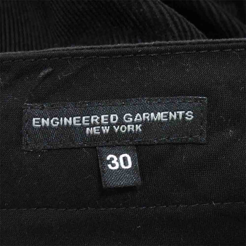 Engineered Garments エンジニアードガーメンツ アンドーバー コーデュロイ パンツ ブラック系 30【中古】