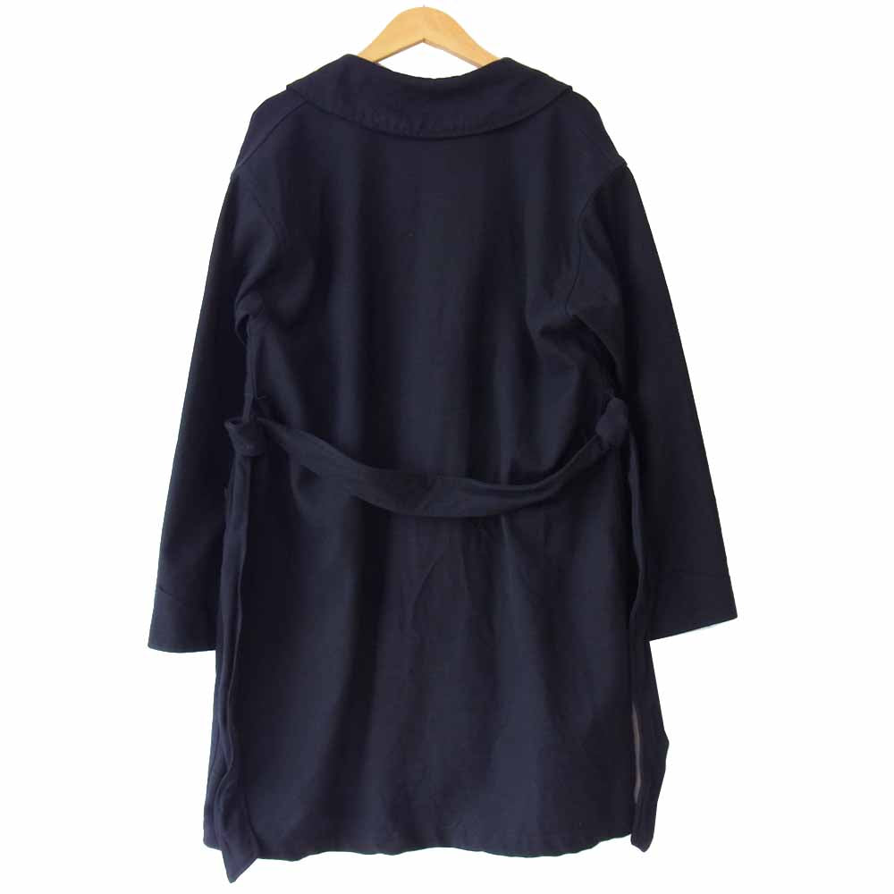 Engineered Garments エンジニアードガーメンツ USA製 ショールカラー ガウン コート ネイビー系 XS【中古】