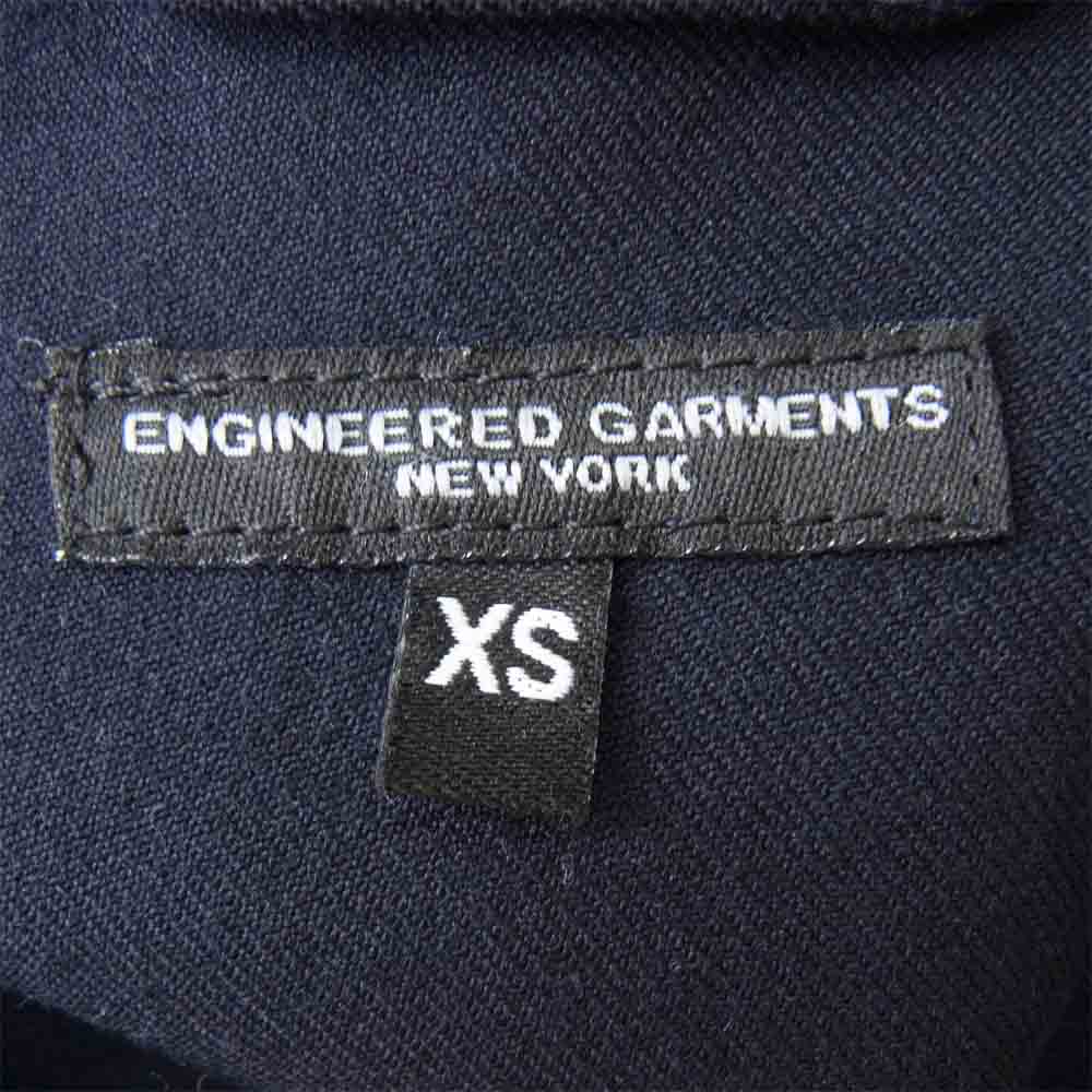 Engineered Garments エンジニアードガーメンツ USA製 ショールカラー ガウン コート ネイビー系 XS【中古】