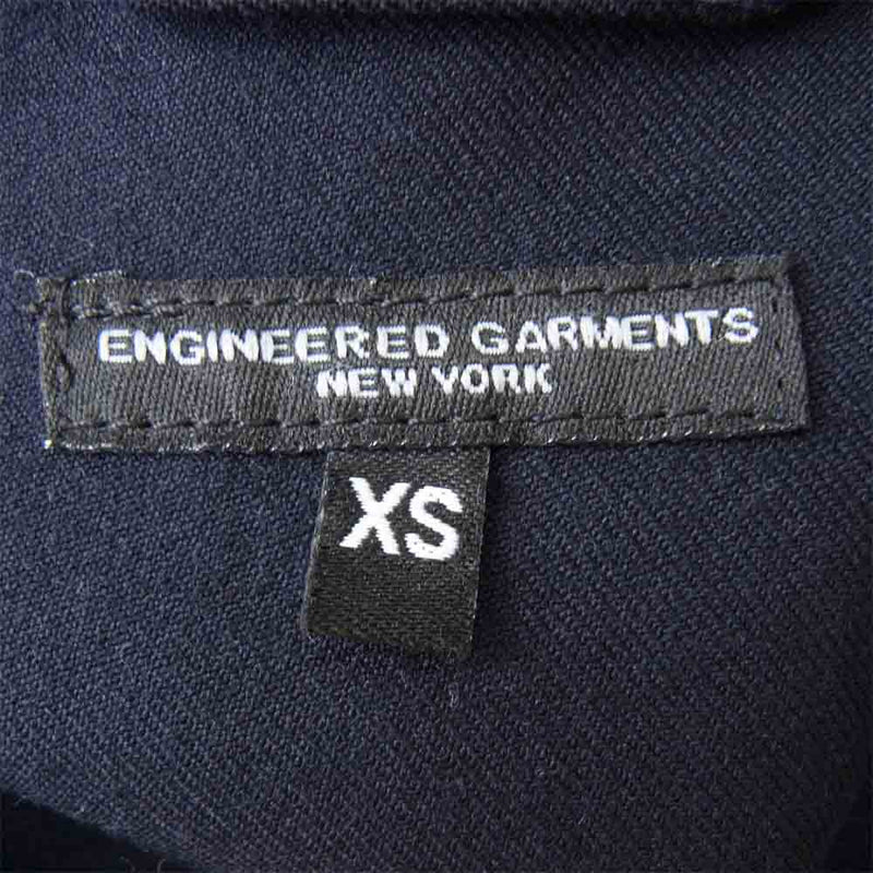 Engineered Garments エンジニアードガーメンツ USA製 ショールカラー ガウン コート ネイビー系 XS【中古】