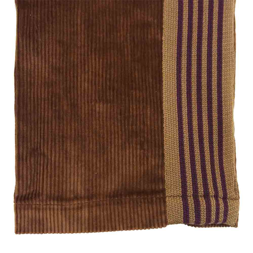 Needles ニードルス トラック パンツ コーデュロイ ブラウン系 XS【中古】