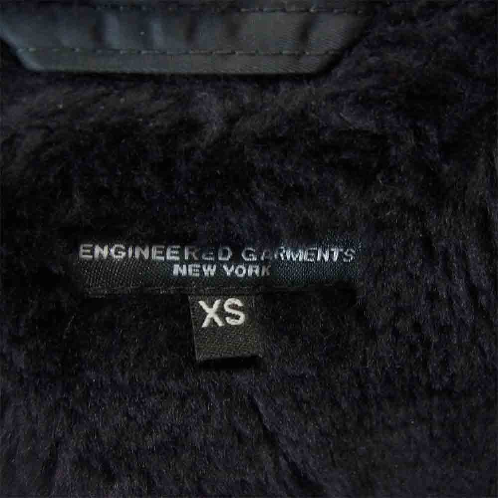 Engineered Garments エンジニアードガーメンツ Coastline Parka コーストライン パーカ フライトサテンナイロン 裏ボア コート ブラック系 XS【中古】