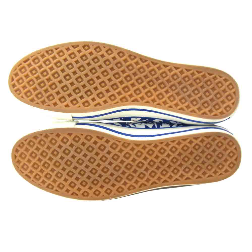 ELEY KISHIMOTO イーリーキシモト 総柄 ハイカット スニーカー ホワイト系 ブルー系 27cm【美品】【中古】