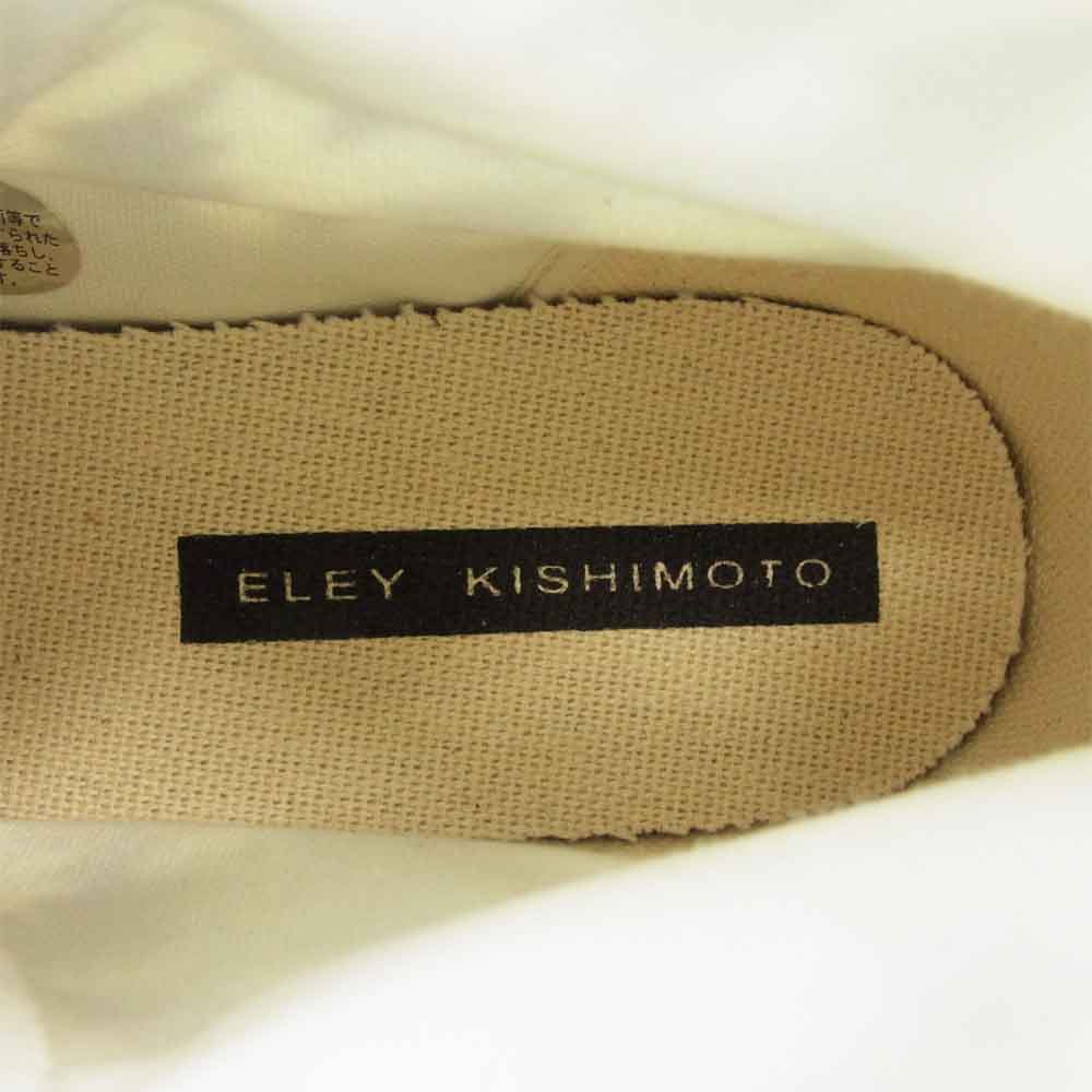 ELEY KISHIMOTO イーリーキシモト 総柄 ハイカット スニーカー ホワイト系 ブルー系 27cm【美品】【中古】
