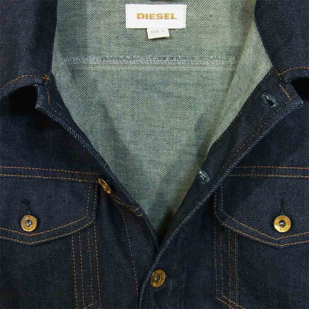 DIESEL ディーゼル デニム ジャケット インディゴブルー系 L【美品】【中古】