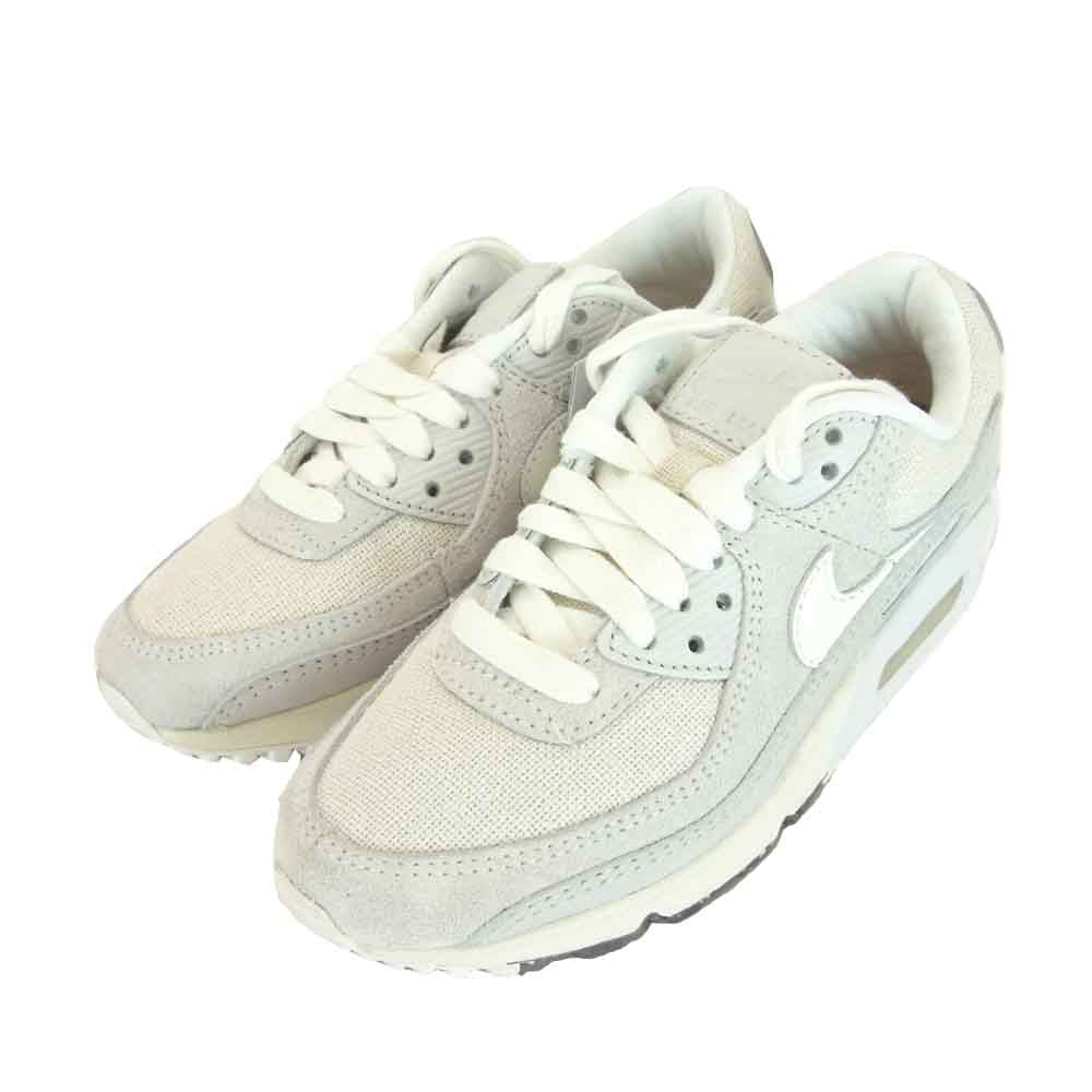 NIKE ナイキ CW6208 111 AIR MAX 90 エアマックス 90 オフホワイト系 ベージュ系 セイル 23cm【新古品】【未使用】【中古】